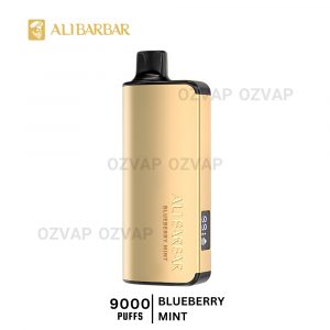 ALIBARBAR INGOT 9000 Puffs Blueberry Mint