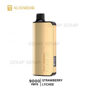 ALIBARBAR INGOT 9000 Puffs Strawberry Lychee