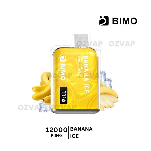 BIMO Crystal 12000 Puffs Banana Ice