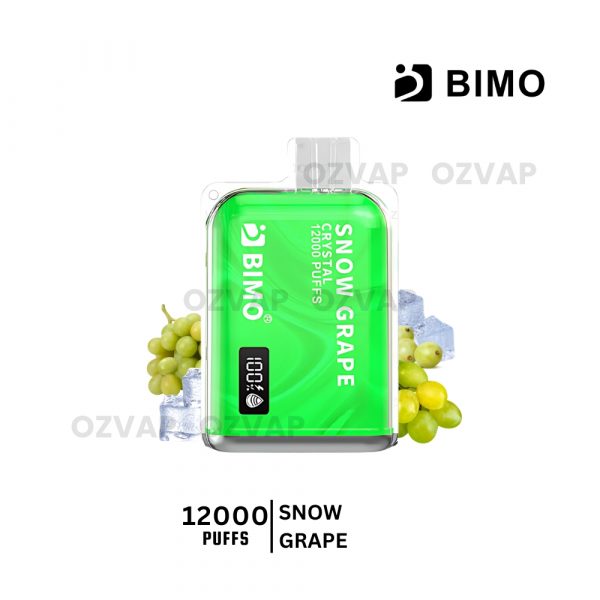 BIMO Crystal 12000 Puffs Snow Grape