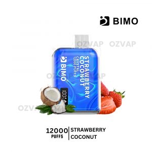 BIMO Crystal 12000 Puffs Strawberry Coconut