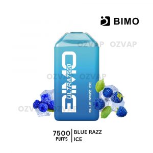 BIMO Ultra 7500 Puffs Bluerazz Ice