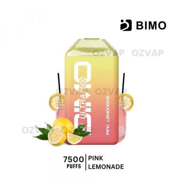 BIMO Ultra 7500 Puffs Pink Lemonade