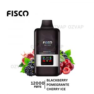 FISCO Mix Bar 12000 Puffs Blackberry Pomegranate Cherry Ice