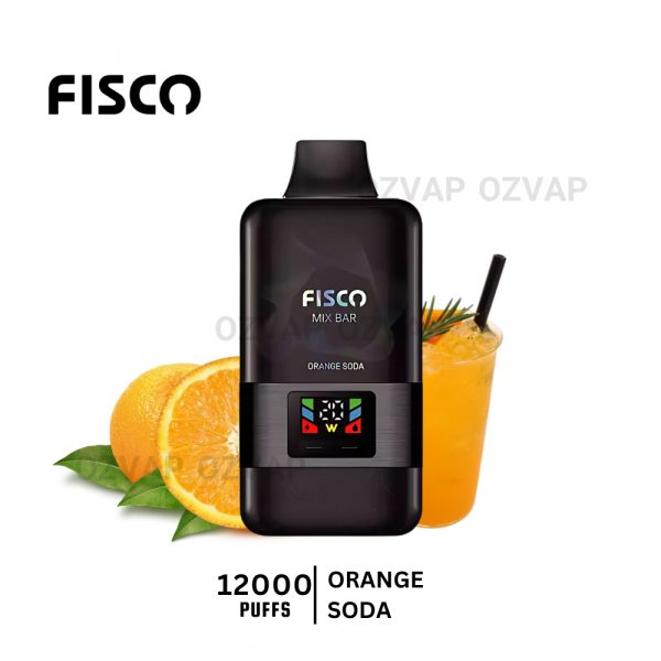 FISCO Mix Bar 12000 Puffs Orange Soda