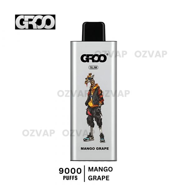 GROO Slim 9000 Puffs Mango Grape