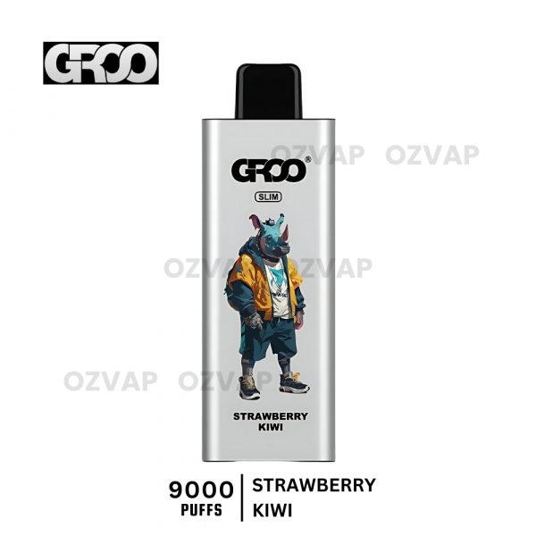 GROO Slim 9000 Puffs Strawberry Kiwi