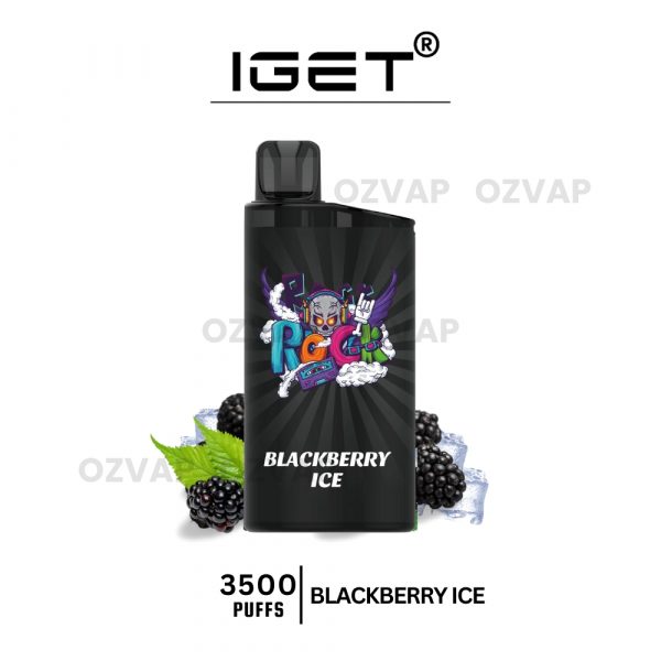 IGET Bar 3500 Puffs Blackberry Ice