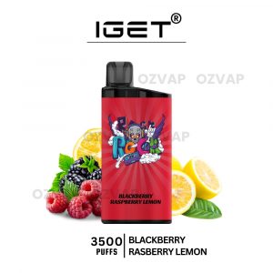 IGET Bar 3500 Puffs Blackberry Raspberry Lemon