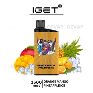 IGET Bar 3500 Puffs Orange Mango Pineapple Ice