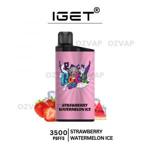 IGET Bar 3500 Puffs Strawberry Watermelon Ice