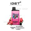 IGET Bar Pro 10000 Puffs Blackberry Pomegranate Cherry