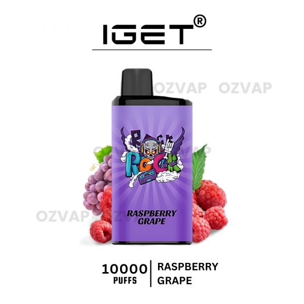 IGET Bar Pro 10000 Puffs Raspberry Grape