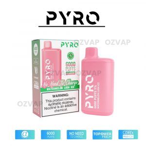 PYRO Vape 6000 Puffs 5% Watermelon Lush Ice