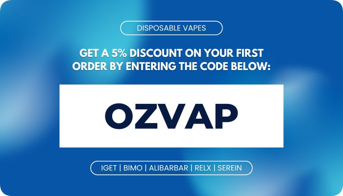 Special Discount on Disposable Vapes from OZVAP