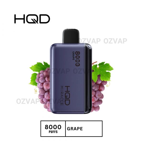 HQD Miracle 8000 Puffs Grape