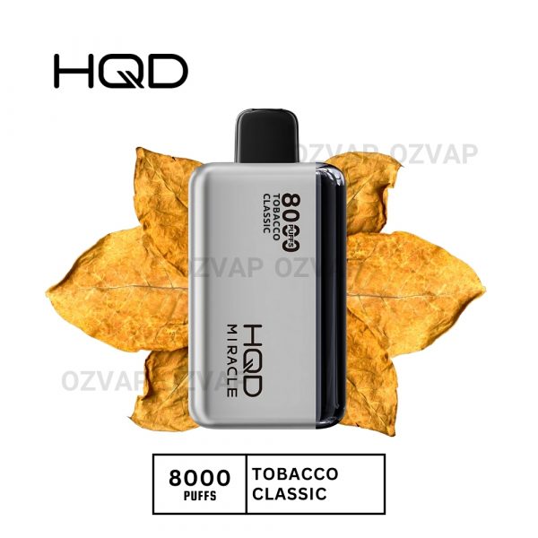 HQD Miracle 8000 Puffs Tobacco Classic