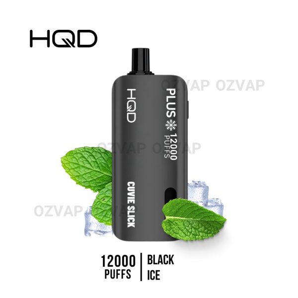 HQD Cuvie Slick Plus 12000 Puffs Black Ice