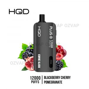 HQD Cuvie Slick Plus 12000 Puffs Blackberry Cherry Pomegranate