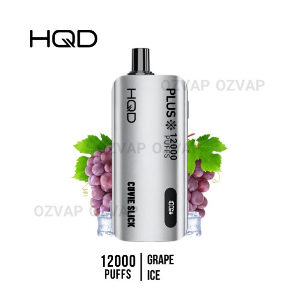 HQD Cuvie Slick Plus 12000 Puffs Grape Ice
