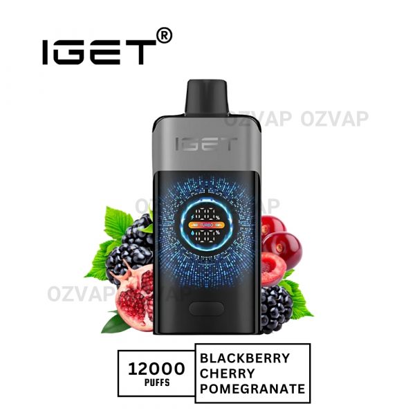 Iget One 12000 Puffs Blackberry Cherry Pomegranate