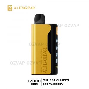 ALIBARBAR Ice Adjust 12000 Puffs Chuppa Chupps Strawberry